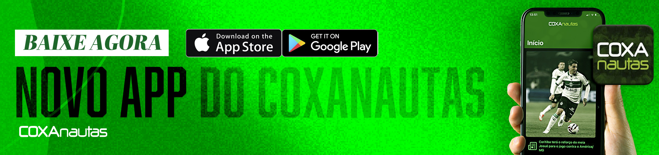 Baixe o Aplicativo COXAnautas